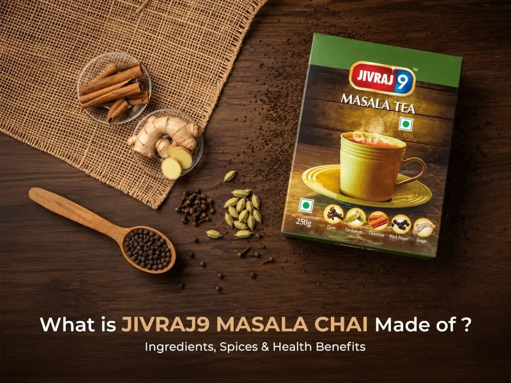 What's in Jivraj9 Masala Chai? Ingredients & Benefits
