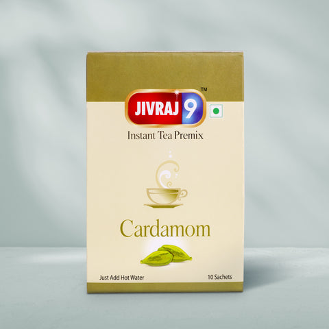 Box of Instant Cardamom or Elachi instant tea premix