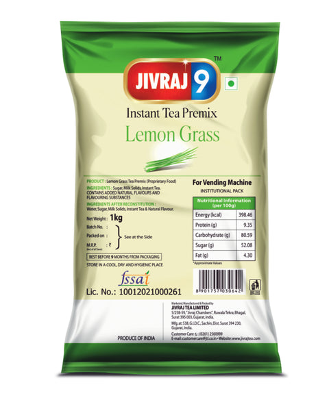 Lemon grass instant tea premix