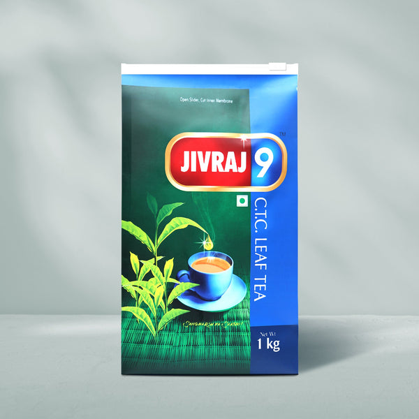 handpicked tea leaves